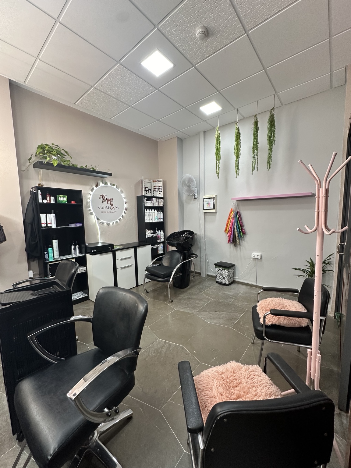 Graham Hair & Beauty salon interior